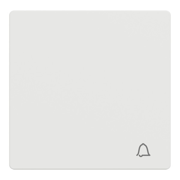 D-life - enjoliveur pour commande simple avec picto carillon - blanc nordic mat