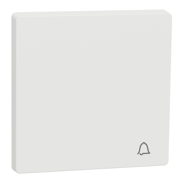 D-life - enjoliveur pour commande simple avec picto carillon - blanc nordic mat