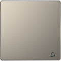 D-life - enjoliveur pour commande simple avec picto carillon - métal nickel