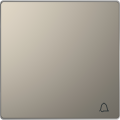 D-life - enjoliveur pour commande simple avec picto carillon - métal nickel