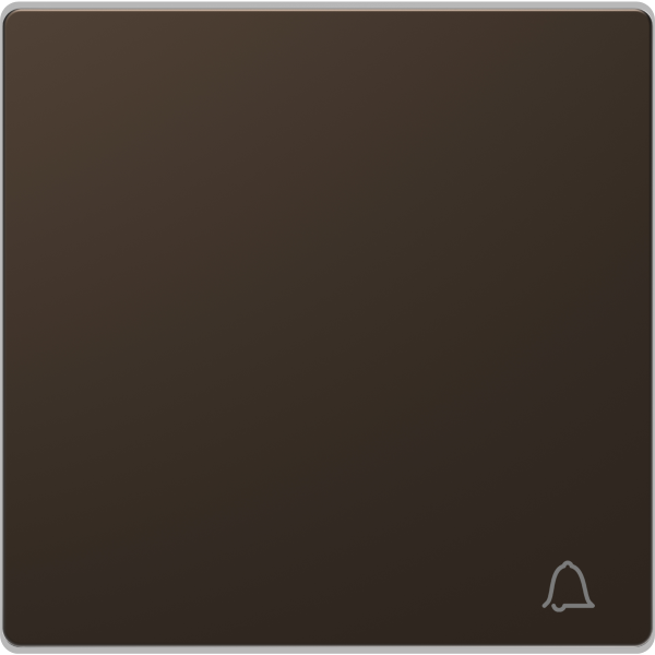 D-life - enjoliveur pour commande simple avec picto carillon - métal mocca