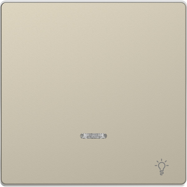 D-life - enjoliveur pour commande simple voyant et picto lampe - blanc sable