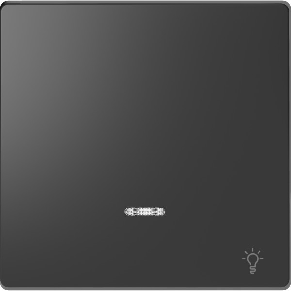 D-life - enjoliveur pour commande simple voyant et picto lampe - anthracite