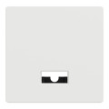 D-life - enjoliveur pr commande simple avec hublot et symboles -blanc nordic mat