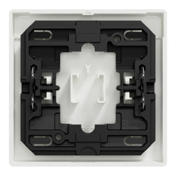 D-life - enjoliveur pour commande simple avec porte-étiquette - blanc nordic mat