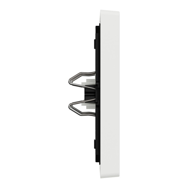 D-life - enjoliveur pour commande simple avec porte-étiquette - blanc nordic mat