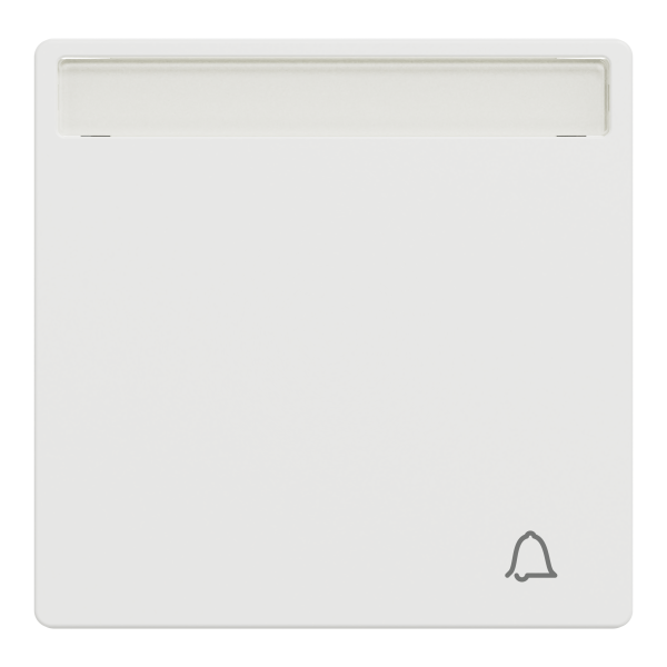 D-life - enjoliveur pour commande simple avec porte-étiquette - blanc nordic mat