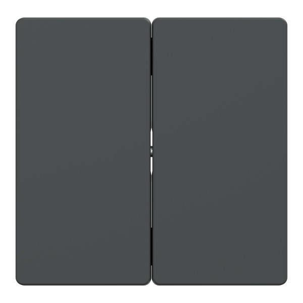 D-life - enjoliveur pour commande double sans marquage - anthracite