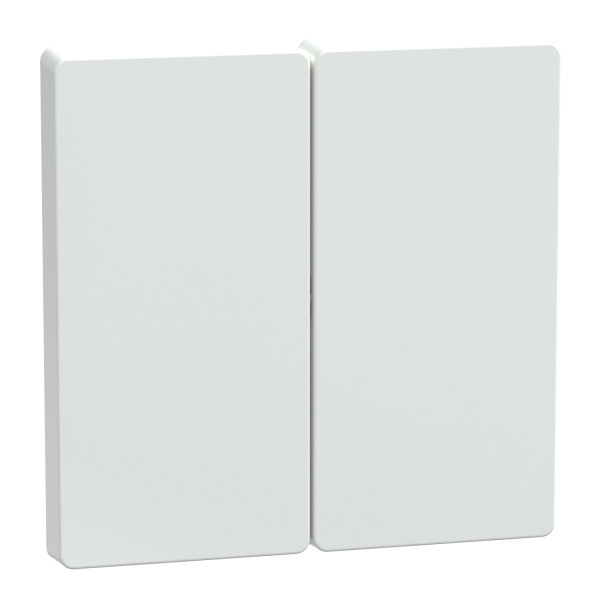 D-life - enjoliveur pour commande double sans marquage - blanc lotus