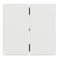 D-life - enjoliveur pour commande double sans marquage - blanc nordic mat
