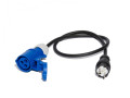 Adaptateur Fiche Nf / Prise Mobile P17 1m 3g1,5 - NFM/P17FCABLE - CEBA