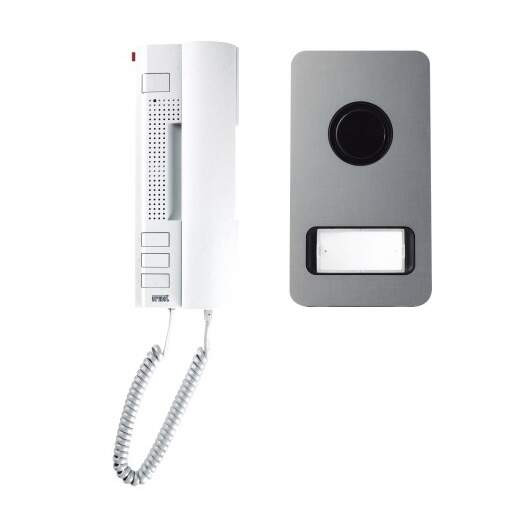 Kit audio Urmet Utopia Mikra pose en saillie - câblage 2 fils