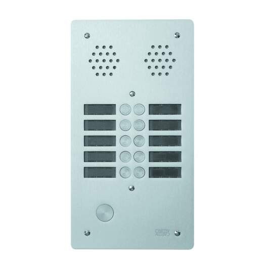 Plaque a.v alu 6mm 2r 10bp (407)