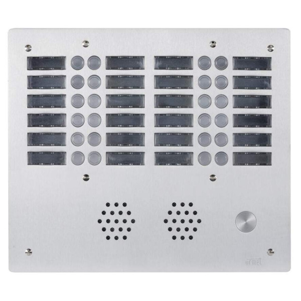 Plaque a.v alu 6mm 4r 24bp (421)
