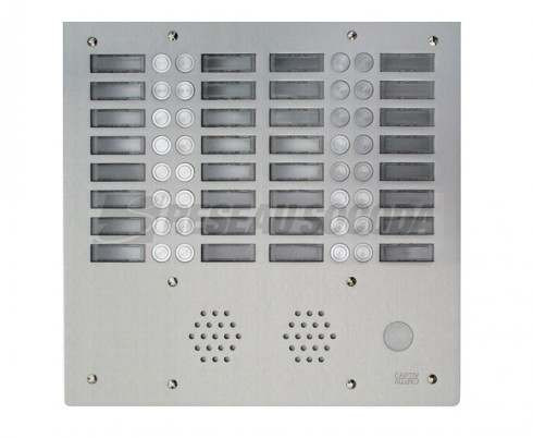 Plaque a.v alu 6mm 4r 32bp (423)