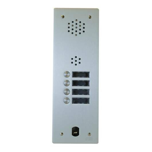Plaque audio alu 4 bp 2 voice complete (20570)