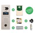 Pack interphone GSM LISA 1 porte avec abonnement prépayé 1 an inclus (21630)