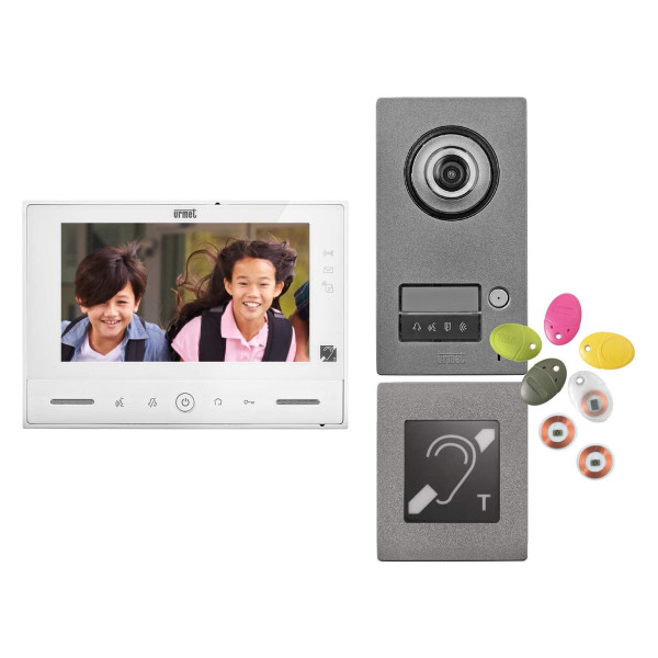 Visiophone couleur Urmet Note 2 ERP vidéo couleur 7’’ mains-libres à mémoire 1 appel