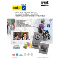 Visiophone couleur Urmet Note 2 ERP vidéo couleur 7’’ mains-libres à mémoire 1 appel