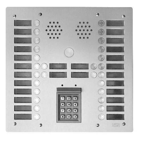 Plaq alu 6mm 4r 24t + s30 ecla (6930) - Urmet - 7774/24C