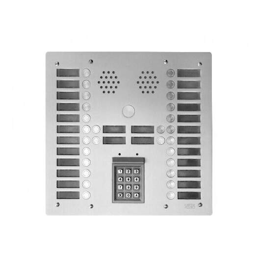 Plaq alu 6mm 4r 24t + s30 ecla (6930) - Urmet - 7774/24C