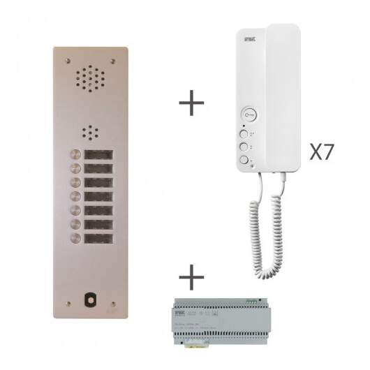 Kit audio 1r 7bp 2 voice programmé (20331)