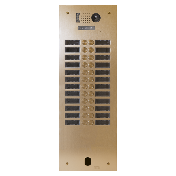 Plaq video alu 2r 24 bp 2voice champagne (20653)