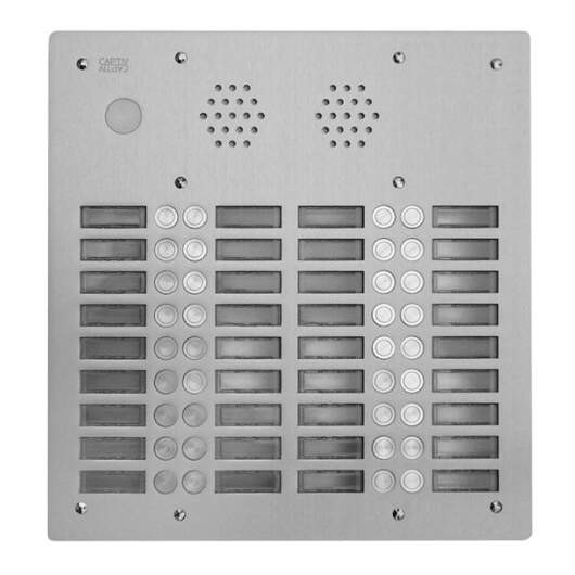 Plaque a.v alu 6mm 4r 28bp (422)