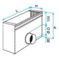 Aldes mef3 300x150/d200 plenum pc clim