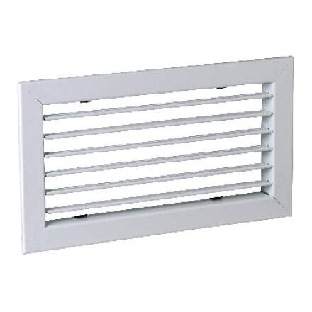 Grille murale en acier à simple déflexion Aldes Série SC 101 F3 