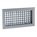 Grille murale en acier à simple déflexion Aldes Série SC 101 F3 
