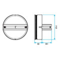 Cartouche Coupe-Feu Diamètre 125 mm CF2