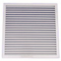 Grille de reprise int. + filtre, alu blanc pour dalle faux-plafond, D 600x600 mm. (GRAIxCD 600x600 FP)
