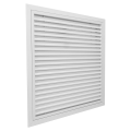 Grille de reprise int. + filtre, alu blanc pour dalle faux-plafond, D 600x600 mm. (GRAIxCD 600x600 FP)