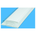 Conduit rectangulaire PVC rigide 55 x 110 mm, équivalent D 100 mm, long 3 m. (TPL 100/3)