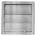 Volets de surpression aluminium extérieur, D 200 x 200 mm. (PER 200X200)