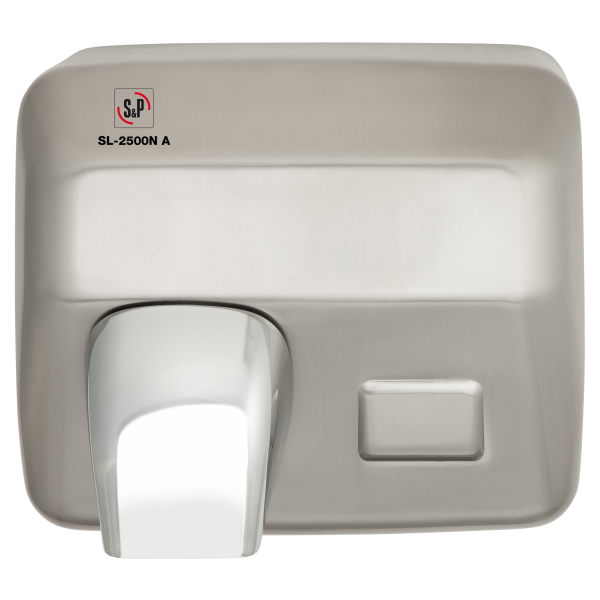 Sèche-mains avec cellule infrarouge S&P Unelvent SL2500N A 2500W en fonte alu classe I