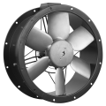 Ventilateur tubulaire aluminium, 2160 m3/h, 6 poles, monophasé 230V, D 355 mm. (TCBB/6-355/H)