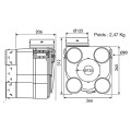VMC simple flux S&P Unelvent DECO DHU N groupe seul à sondes thermo-hygrométriques 