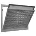 Grille de reprise à mailles et filtre démontable, 600 à 1000 m3/h, D 500 x 300mm. (GMI 500x300)