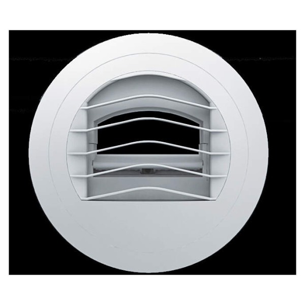 Bouche d'extraction autoreglable S&P Unelvent BARP 30 30m³/h avec manchette placo 3 grilles 