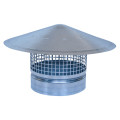 Chapeau pare-pluie acier galvanisé, D 200 mm. (CP 200)