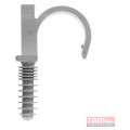 Colliers avec chevilles 20mm RAM RAMCLIP pour gaine souple gris Sachet de 10 