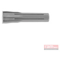 Boite de 100 Chevilles FC Multimatériaux en Nylon Fusée RAM - Diamètre 6 mm - Longueur 50 mm