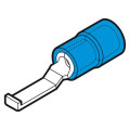 BPPPL30 - Cosse préisolée à embout crochet bleue (1,5 à 2,5 mm²) - L 30 mm