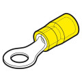 GPM4 - Cosse préisolée ronde jaune (4 à 6 mm²) - Diam. 4 mm