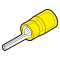 GPP10 - Cosse préisolée à embout rond jaune (4 à 6 mm²) - L 10 mm