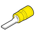 GPPP12 - Cosse préisolée à embout plat jaune (4 à 6 mm²) - L 12 mm