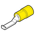 GPPPL46 - Cosse préisolée à embout crochet jaune (4 à 6 mm²) - L 46 mm