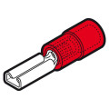 Clip femelle partiellement isolé rouge (0,25 à 1,5 mm²) - 2,8 X 0,5 mm - RFF305